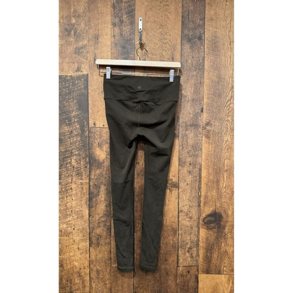 Lululemon Reveal Tight *En Avante Dark Olive Size 6 EUC - Picture 3 of 7